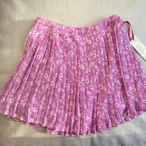 ❤️NEW floral pleated skirt